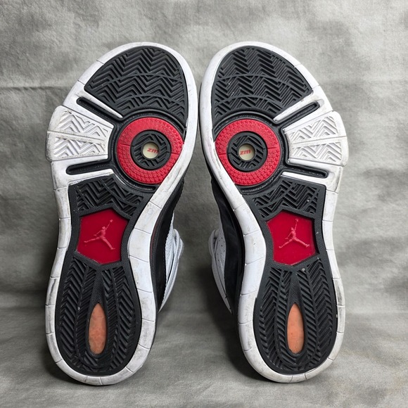 JORDAN FLIGHT TEAM‎ 395324-101 White/Black/Red Sneakers Shoes Men\'s Sz 8.5 w/Box main image 14